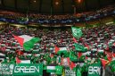 Suporter Celtic memberi dukungan kepada Palestina. l Istimewa