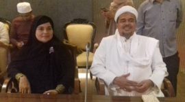 Habib Rizieq Shihab dan Syarifah Fadhlun Yahya. l Istimewa