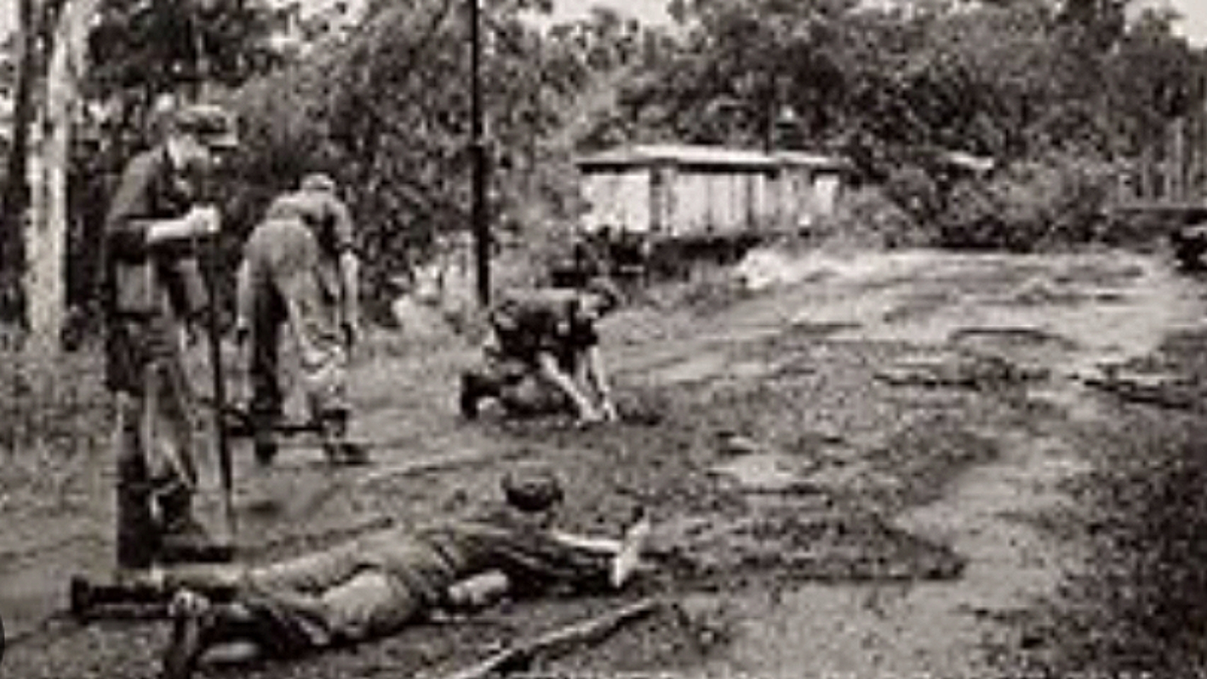 Pasukan Sekutu saat baku tembak dengan pejuang Indonesia di Bojongkokosan, Sukabumi. l Istimewa