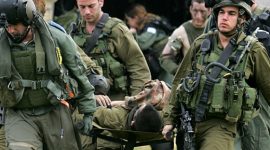 Evakuasi pasukan Israel yang tewas di Gaza. l Istimewa