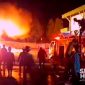 PT HJ Busana Indah Cicurug, Kabupaten Sukabumi Hangus terbakar. l Anry Wijaya
