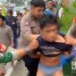 ODGJ asal Nagrak yang diduga akan melakukan aksi pencurian motor di Parungkuda. l Istimewa