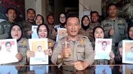 Satpol PP Kabupaten Garut mendukung Prabowo-Gibran. l Istimewa