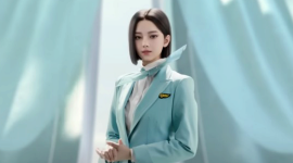 Rina, sosok AI pramugari Korean Air. l Istimewa