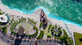 Desain Alun-alun Laut Palabuhanratu, Kabupaten Sukabumi. l Istimewa
