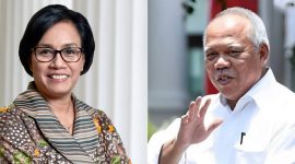Sri Mulyani Indrawati dan Mochamad Basuki Hadimoeljono. l Istimewa