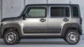 Penampakan Suzuki Hustler yang tampil lebih garang berkat body kit Vrarva IO. l vrarva.jp