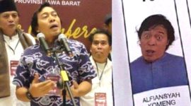 Pelawak Alfiansyah Komeng, calon anggota DPD RI dari Provinsi Jawa Barat. l Istimewa