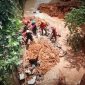 Dua pekerja proyek TPT tewas tertimbun longsor di Kampung Tajur, Kelurahan Muarasari, Bogor. l Istimewa