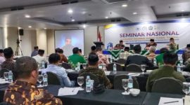 Seminar Nasional Sosialisasi Kalender Hijriah Global Tunggal (KHGT) di Universitas Muhammadiyah Makassar pada Ahad (28/1/2024). l Muhammadiyah.or.id