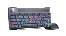 Keyboard dan mouse wireless dari Lenovo. l Istimewa