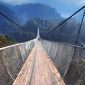 Jembatan gantung Situ Gunung Suspension Bridge di Sukabumi jadi yang terpanjang di Asia Tenggara. - Istimewa