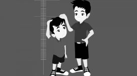 Ilustrasi anak penderita stunting. - Istimewa