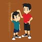 Ilustrasi anak penderita stunting. - Istimewa