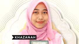Putri Indriyani Soleha, santriwati Ponpes Al Qur'an Al Hidayah Putri Sukabumi ikuti Tasmi' Akbar 30 Juzz. l Istimewa