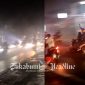 Video viral di aplikasi perpesanan, berandalan bermotor mengacungkan sajam. - Istimewa