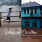 Aliran Sungai Cibeber meluap, dua kampung di dua desa di Cicurug, Kabupaten Sukabumi terendam banjir. - Istimewa