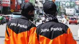 Ilustrasi juru parkir. - Istimewa