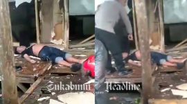 Pria ini ditemukan tewas tersambar petir saat berteduh di Cimenteng Sukabumi. - Istimewa
