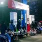 Antrian sepeda motor di SPBU Leuwiorok, Sukabumi. - sukabumiheadline.com