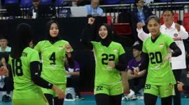 Timnas voli putri Indonesia menelan kekalahan di pertandingan AVC Challenge Cup 2024. Kali ini, mereka kalah melawan Kazakhstan 0-3 - Istimewa