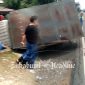 Mushala hancur ditabrak truk boks di Parungkuda Sukabumi - Istimewa