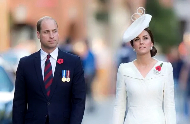 Pangeran William dan istrinya, Kate Middleton