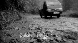 Kondisi jalan rusak ruas Kalapanunggal - Kabandungan, Kabupaten Sukabumi - sukabumiheadline.com