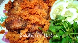 Menurut ayam tulang lunak di Rumah Makan Cikole Sukabumi - Istimewa