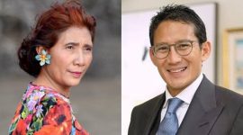 Susi Pudjiastuti dan Sandiaga Uno - Istimewa