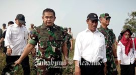 KSAD dan Mentan Panen Raya di bekas lahan terlantar perkebunan di Sukabumi - Budiyanto