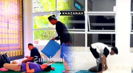 Masjid Sejuta Pemuda di Sukabumi menyediakan bantal dan tempat tidur untuk jemaah - Istimewa