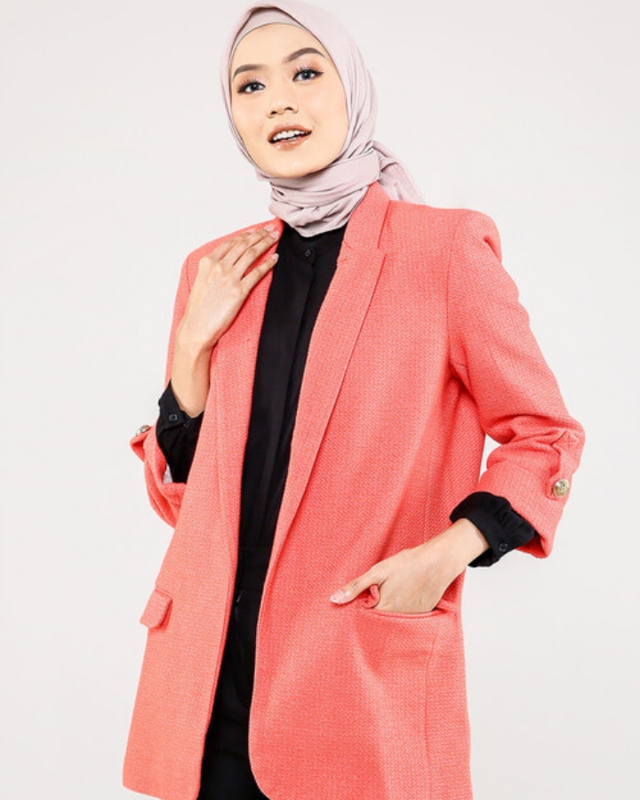 Model Blazer Warna Coral