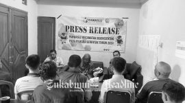 Panwascam Bojonggenteng Sukabumi lakukan sosialisasi Rekrutmen PKD Pilkada Serentak 2024 - Panwascam Bojonggenteng