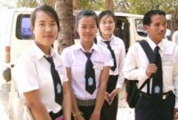 Seragam SMP pelajar Laos - Istimewa