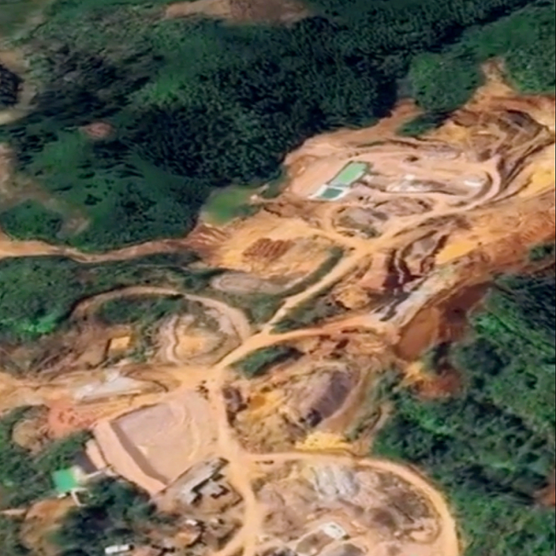 Usaha tambang di wilayah selatan Kabupaten Sukabumi - Istimewa