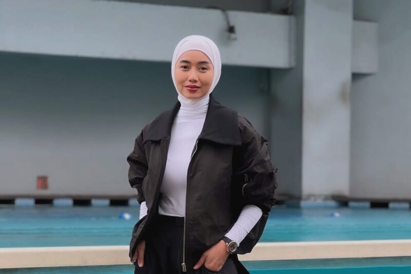 Selfi Nafilah tampil berhijab - Instagram