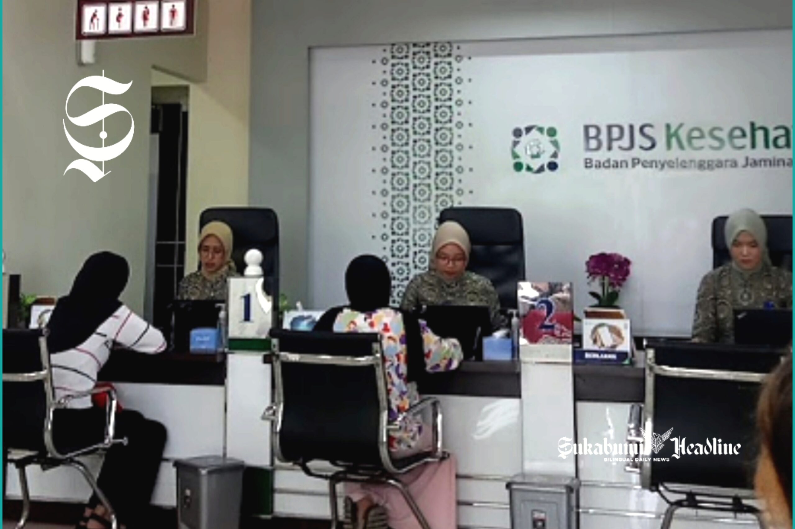 Pembayaran iuran di loket Kantor BPJS Kesehatan Sukabumi