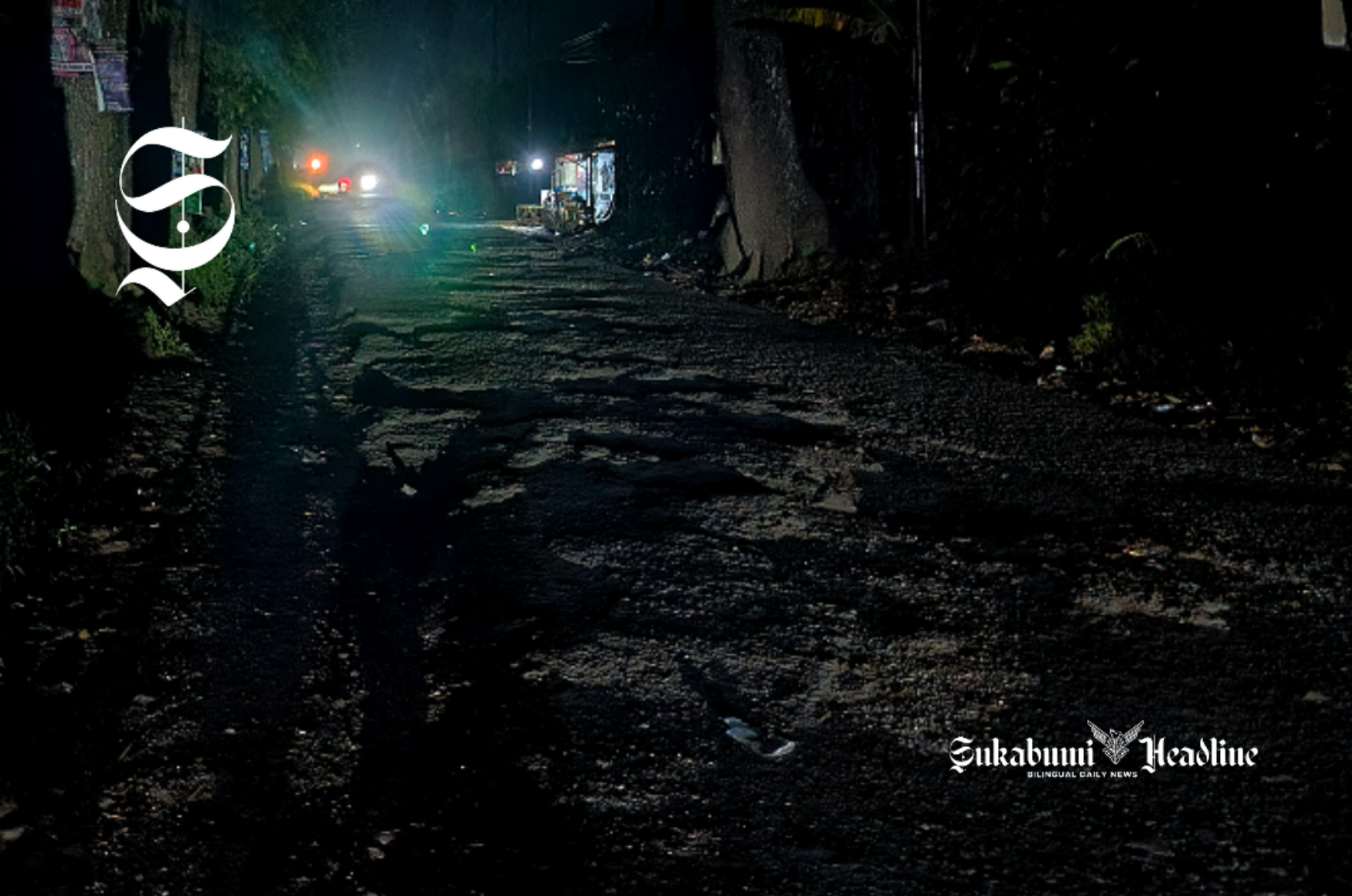 Ratusan km jalan Kabupaten Sukabumi rusak, warga pertanyakan uang pajak 1 Jalan Parungkuda-Pakuwon tanpa PJU