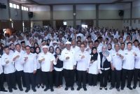 Pengarahan pembentukan Koperasi Desa Merah Putih, di Aula Sekretariat Daerah Kabupaten Sukabumi, Rabu (23/4/2025) - Pemkab Sukabumi