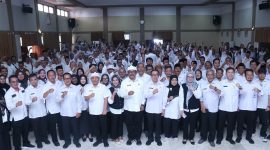 Pengarahan pembentukan Koperasi Desa Merah Putih, di Aula Sekretariat Daerah Kabupaten Sukabumi, Rabu (23/4/2025) - Pemkab Sukabumi