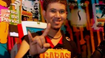 Aries Budiman, artis peran dan drummer band Garasi asal Sukabumi - Istimewa