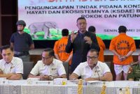 Bareskrim Polri bekuk pelaku perdagangan gading gajah di Sukabumi - Dok. Polri