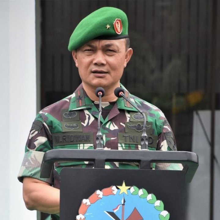 Brigjen TNI Maulana Ridwan, jenderal bintang satu asal Sukabumi atasan Letkol Teddy 1 Brigjen TNI Maulana Ridwan, jenderal bintang satu asal Sukabumi