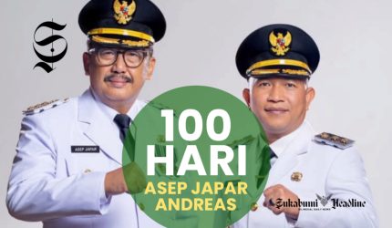 Bupati Sukabumi Asep Japar dan Wakil Bupati Sukabumi Andreas 1