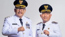 Bupati Sukabumi Asep Japar dan Wakil Bupati Sukabumi Andreas - Istimewa