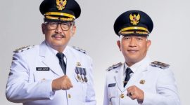 Bupati Sukabumi Asep Japar dan Wakil Bupati Sukabumi Andreas - Istimewa