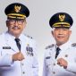 Bupati Sukabumi Asep Japar dan Wakil Bupati Sukabumi Andreas - Istimewa