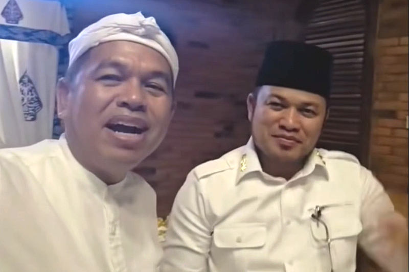 Gubernur Jawa Barat Dedi Mulyadi dan Gubernur Kalimantan Timur Rudi Masud - Istimewa