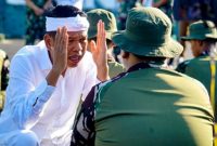 Dedi Mulyadi mengunjungi siswa di barak militer - Istimewa